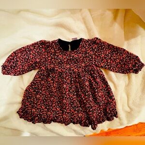 Activo Baby Girl Floral Dress - Size 24M | Made in Portugal Navy, Pink, Red